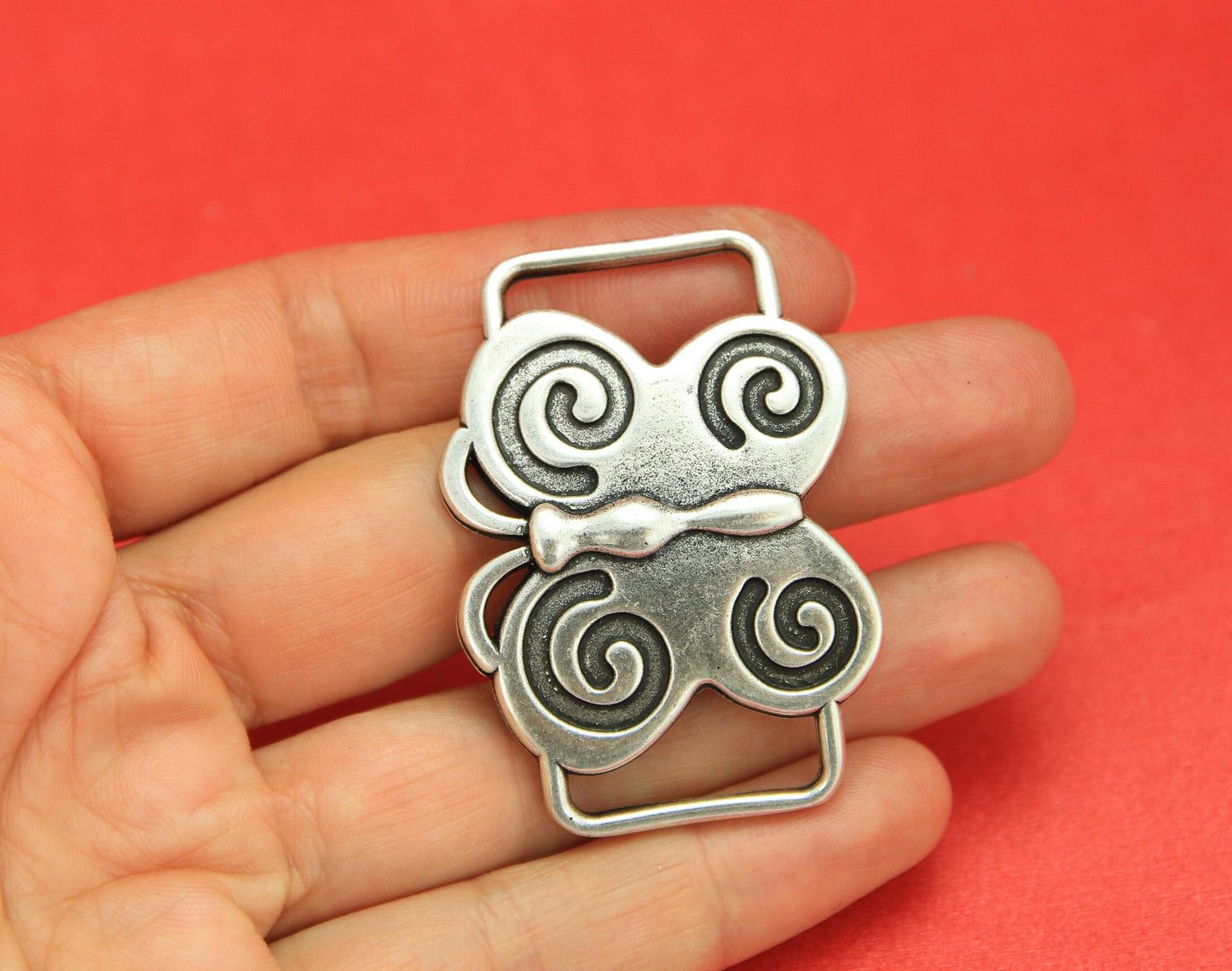 C0126>>MADE in EUROPE zamak butterfly connector, large butterfly connector (EN0103) Qty1