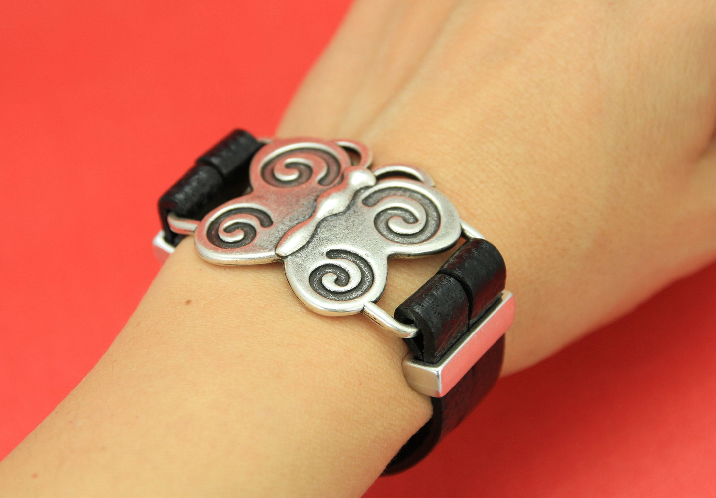 C0126>>MADE in EUROPE zamak butterfly connector, large butterfly connector (EN0103) Qty1