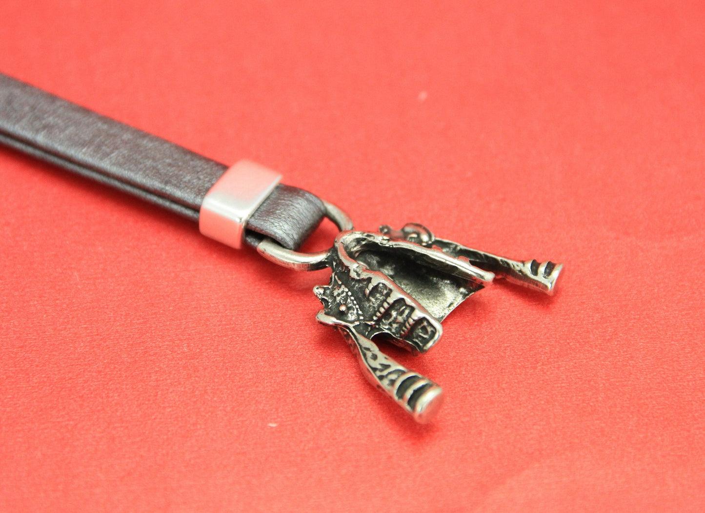 0265>>MADE in EUROPE zamak key chain component, torero jacket pendant, matador jacket pendant, matador key chain pendant (76756/10) Qty1