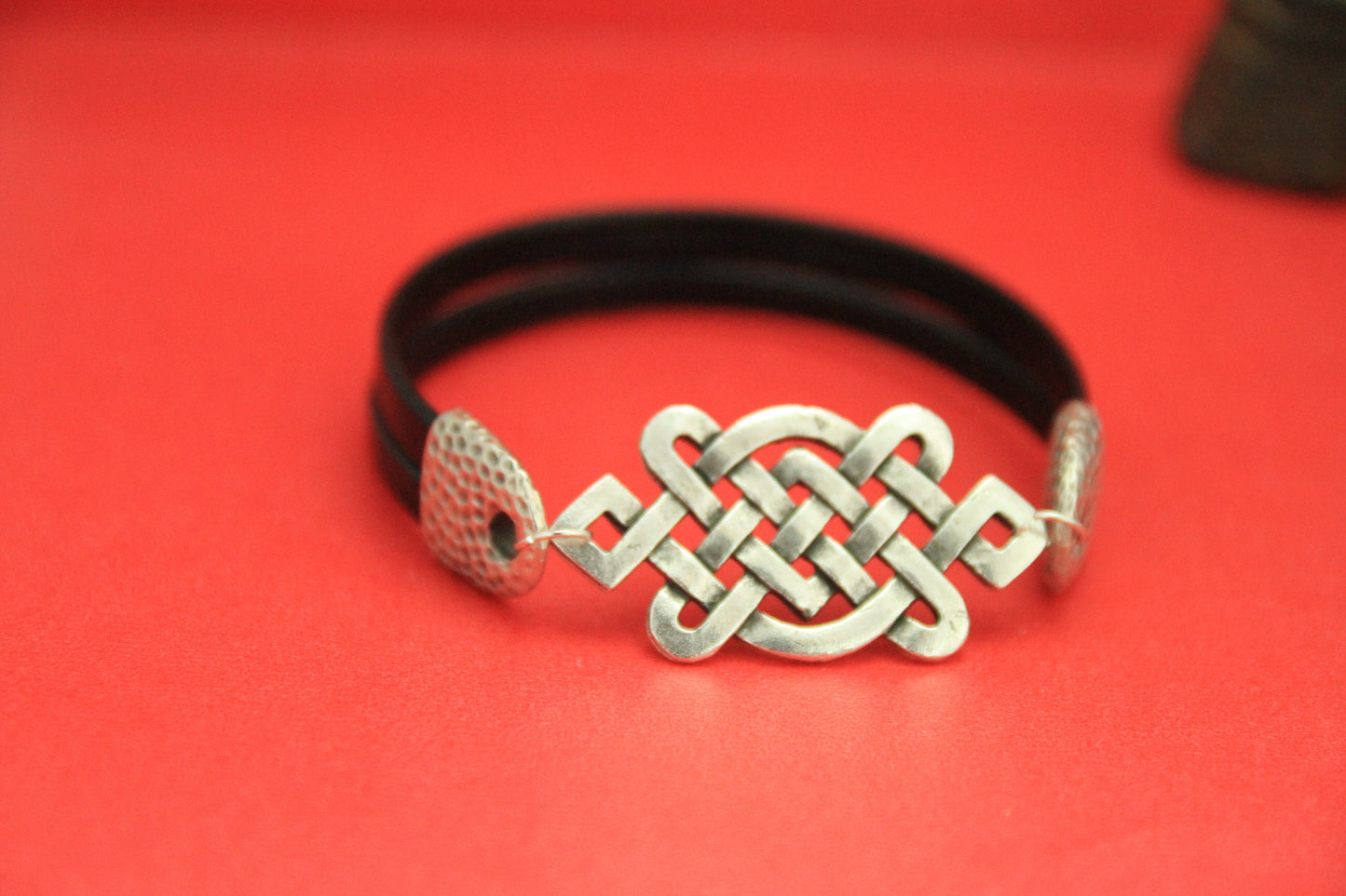 C0007>> MADE in EUROPE zamak Celtic knot connector, bracelet infinity knot connector, qty1