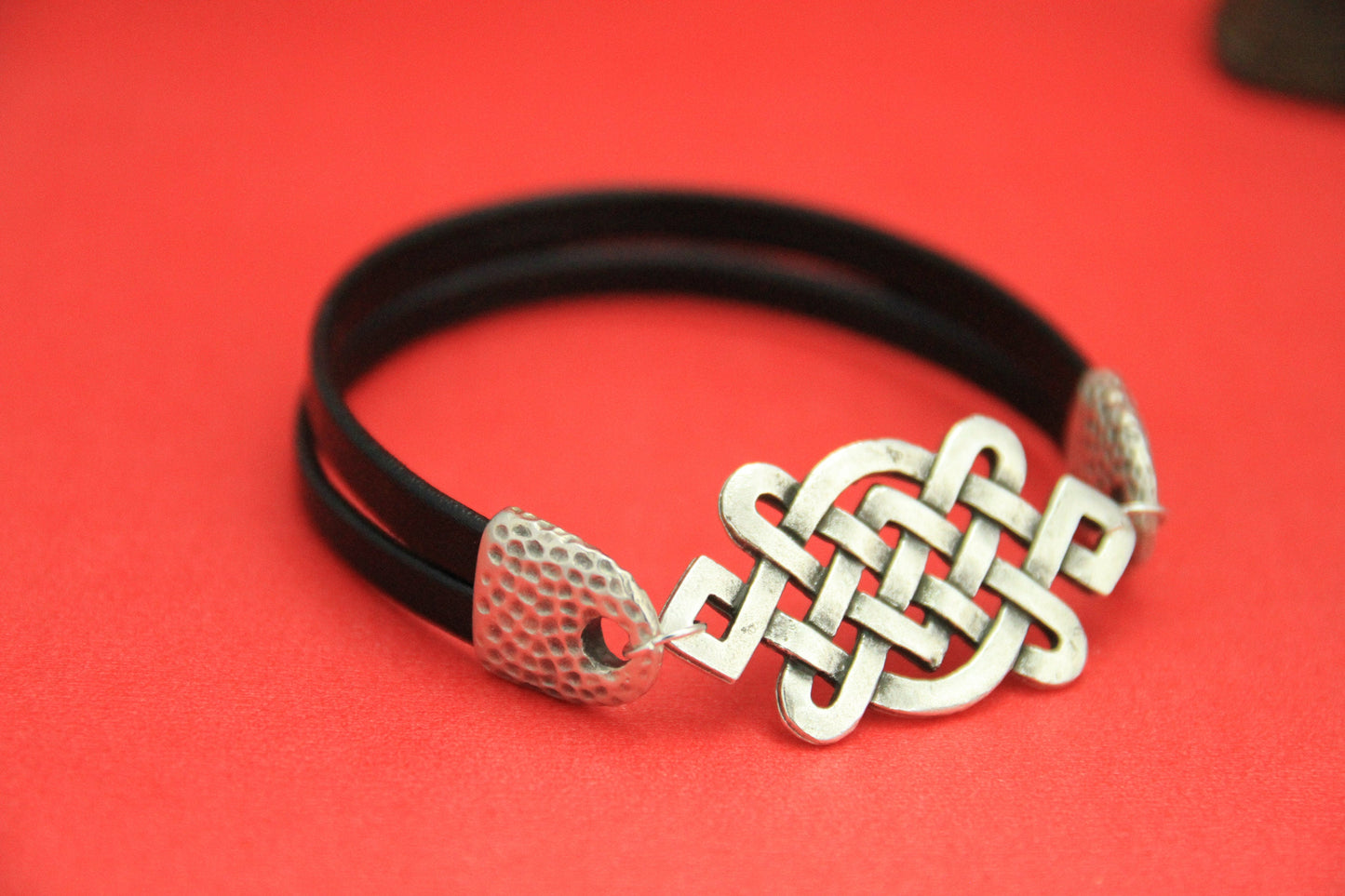 C0007>> MADE in EUROPE zamak Celtic knot connector, bracelet infinity knot connector, qty1