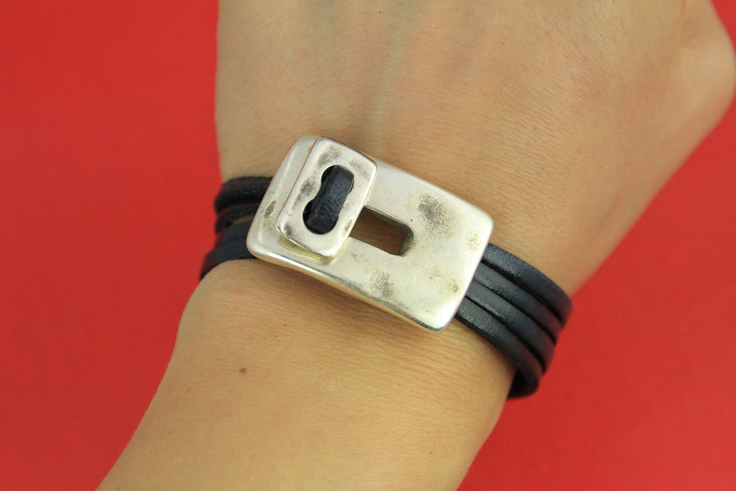 FC0285>>MADE in EUROPE zamak toggle clasp, rectangular toggle clasp , multistrand toggle clasp (6236/6231) Qty1set