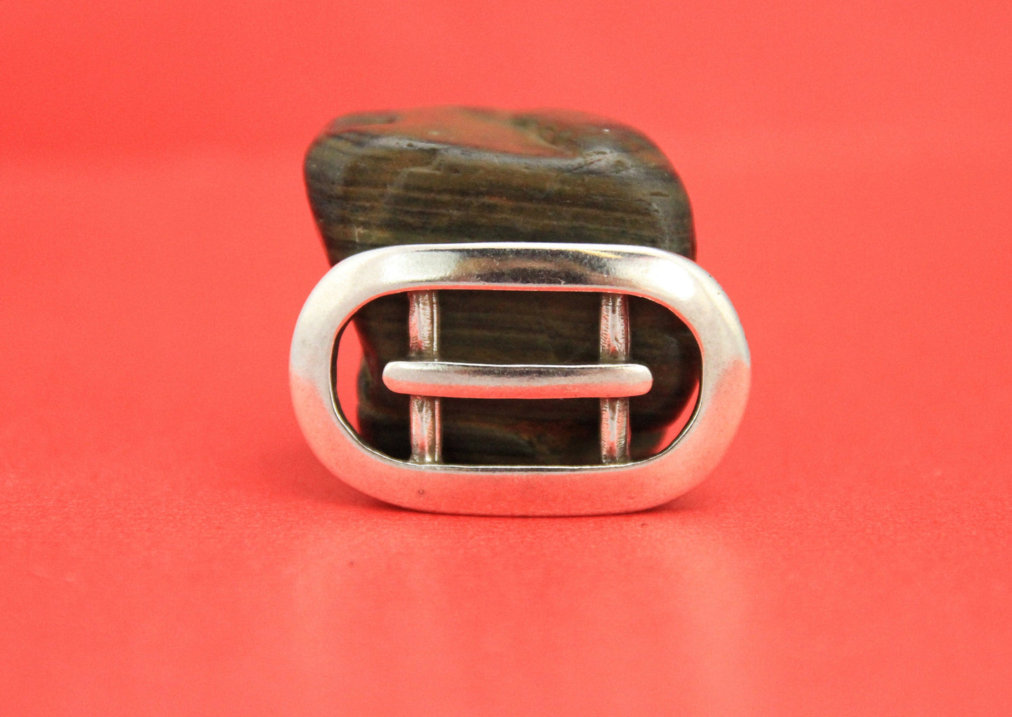 FS0375>>MADE in EUROPE zamak oval slider, double cord slider, 5mm flat cord slider Qty1