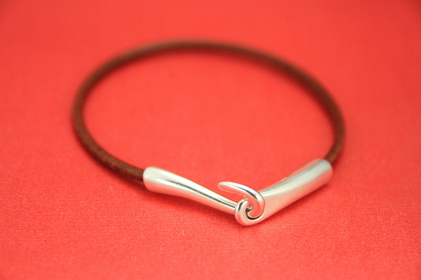 RC0143>>MADE IN EUROPE zamak hook clasp, 3mm round cord clasp, 3mm hole hook clasp (NG0477)Qty1