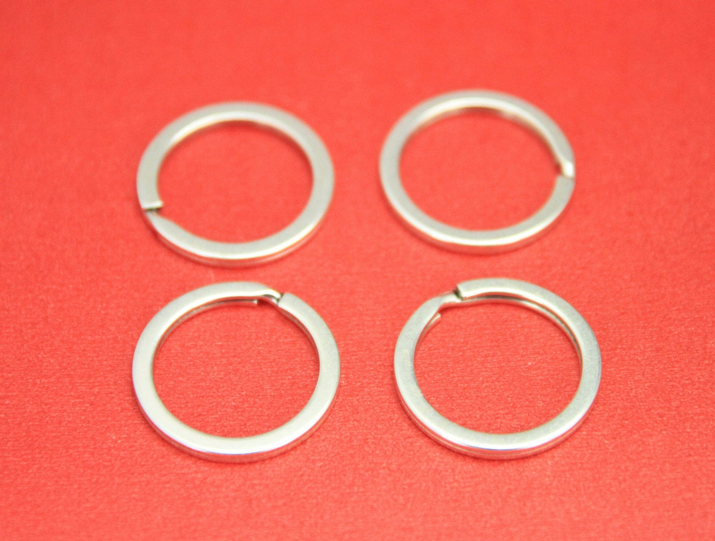 C0125>>4 key chain rings, 25mm keychain rings, 25mm split rings(NG0011)
