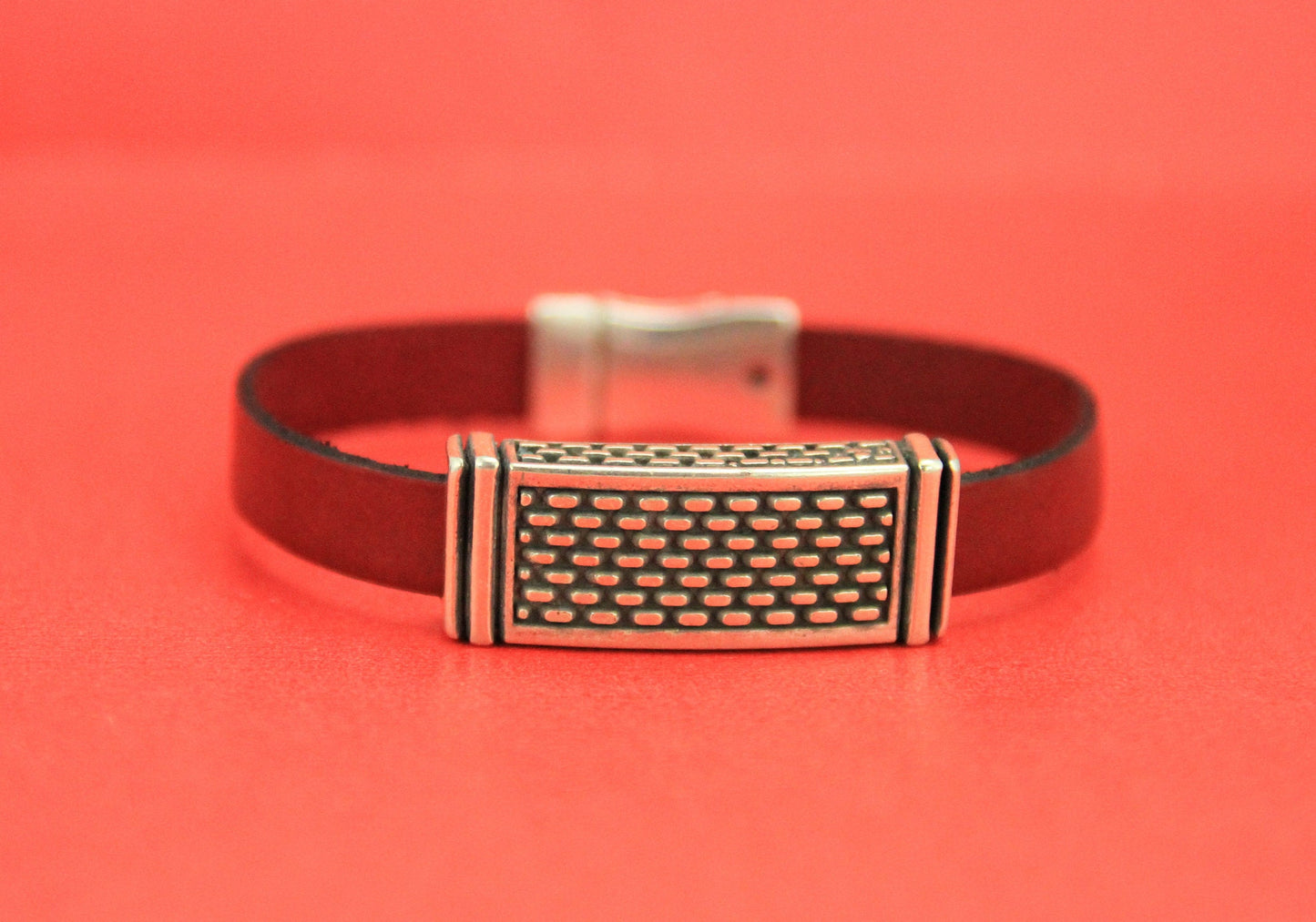 FS0381>>MADE in EUROPE zamak slider tube , zamak flat tube slider, zamak slider for 10mm flat leather cord qty1