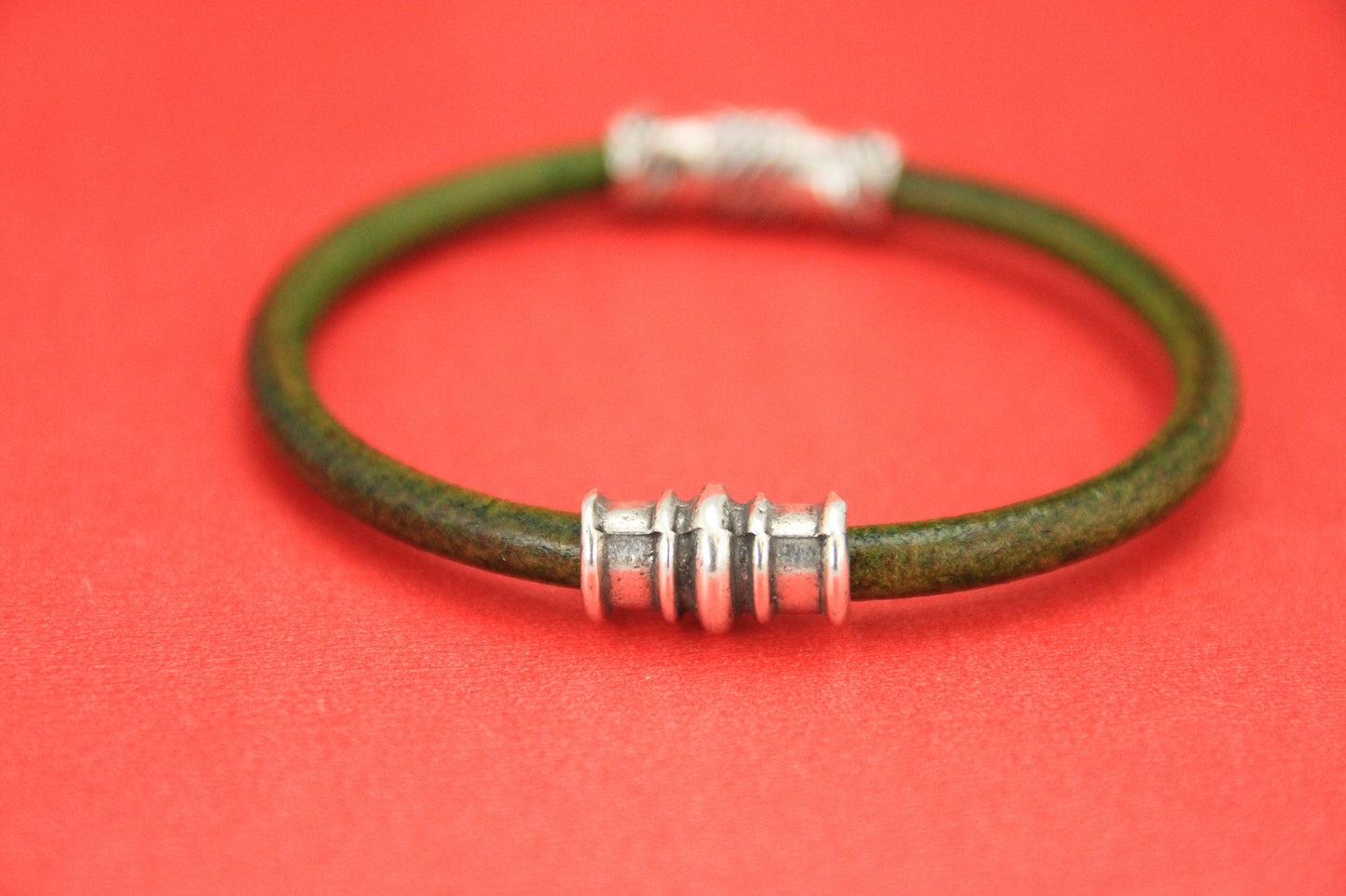 RS0022>>MADE in EUROPE 2 zamak tubes, 5mm hole zamak tube slider, round cord tube beads qty2