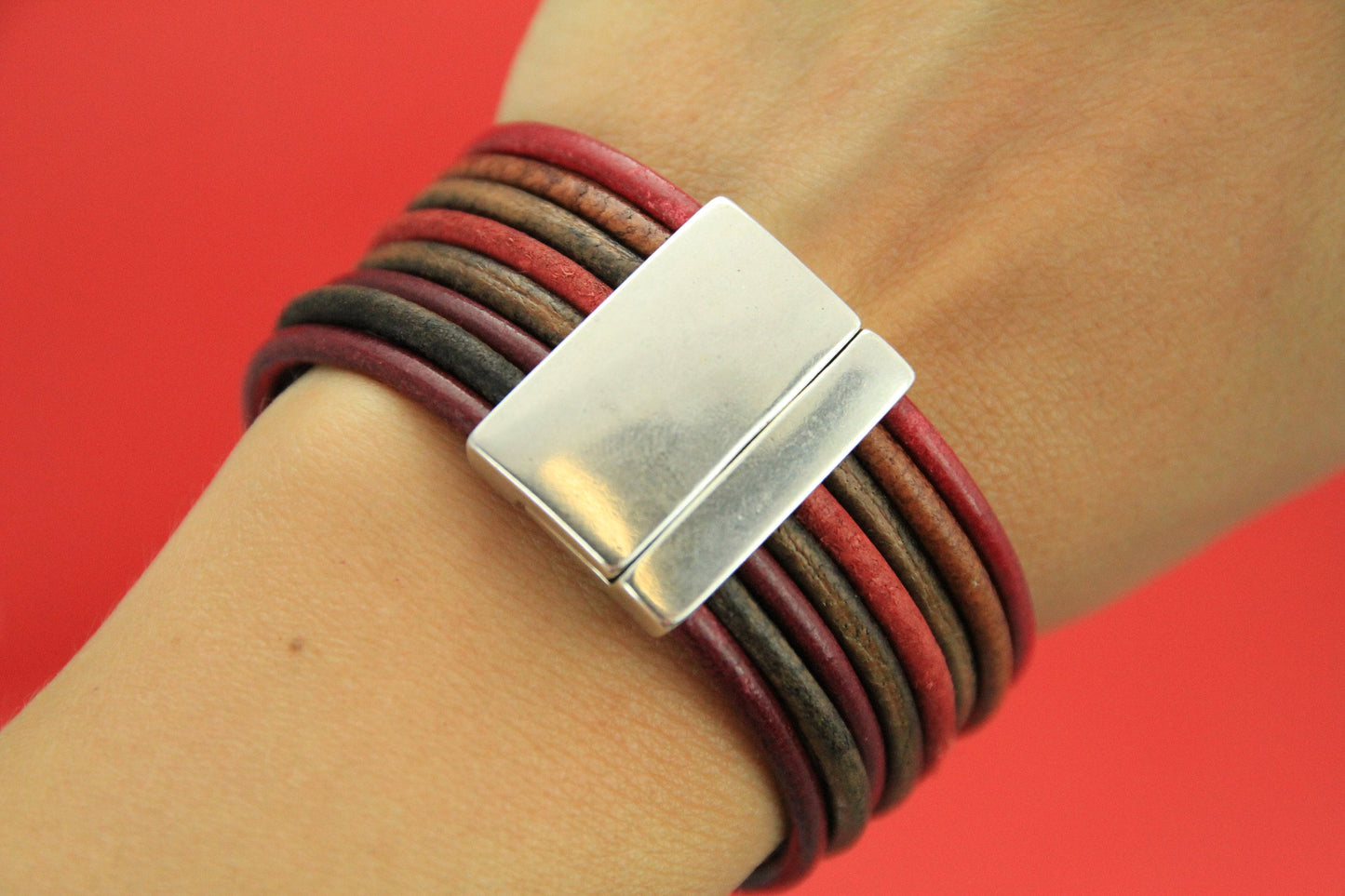 FC0324>> MADE in EUROPE zamak 25mm clasp, silver magnetic clasp, 25mm magnetic clasp, qty1