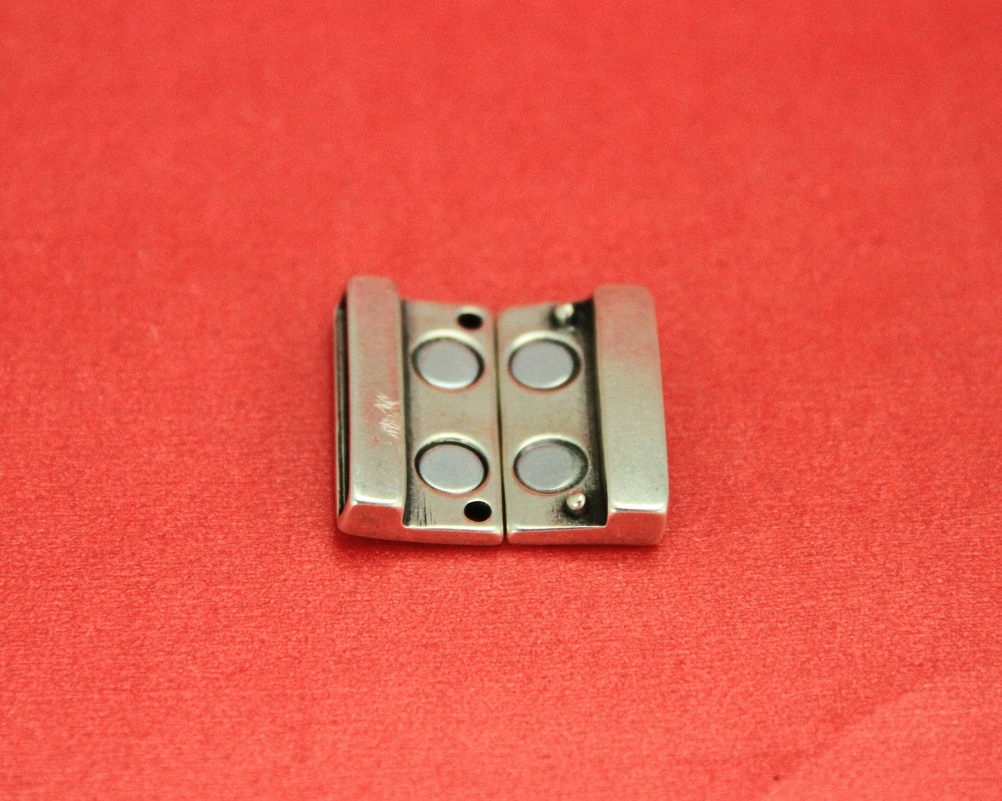 FC0324>> MADE in EUROPE zamak 25mm clasp, silver magnetic clasp, 25mm magnetic clasp, qty1
