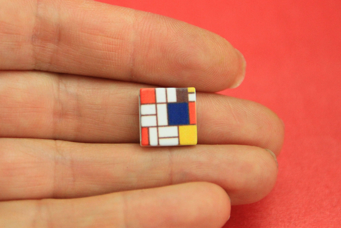 FS0398>> MADE IN EUROPE 2 acrylic square sliders, slider for flat cord, 10mm flat cord slider, Qty2