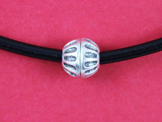 RC0083>>MADE IN EUROPE round clasp, round leather cord clasp (Xm6115AS)Qty1