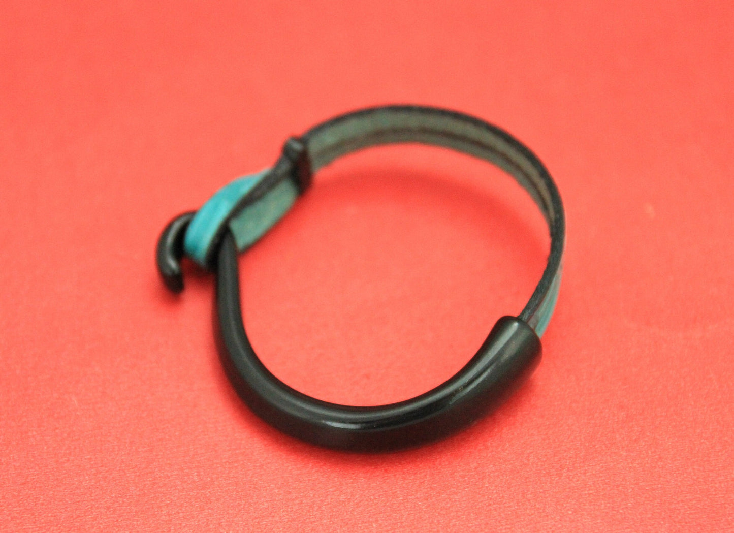 B0077>>MADE in EUROPE zamak half bracelet, flat cord half bracelet finding with slider, half bracelet, qty 1set