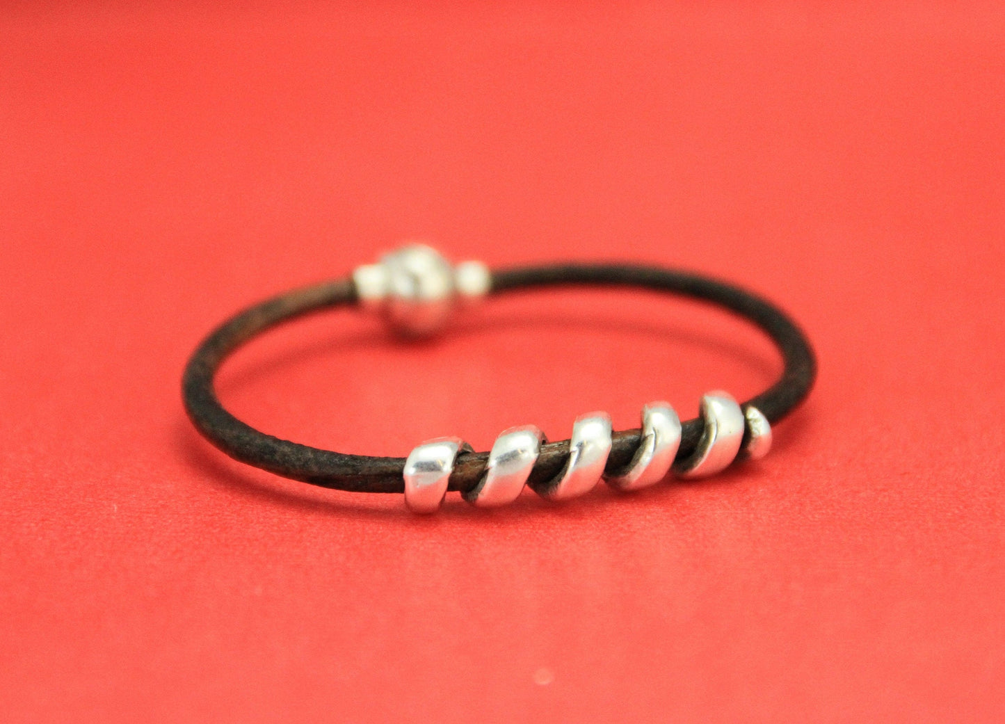 RS0040>>MADE IN EUROPE 2 zamak sliders, metal spiral tube, round cord slider , 3mm leather  slider ,Qty2