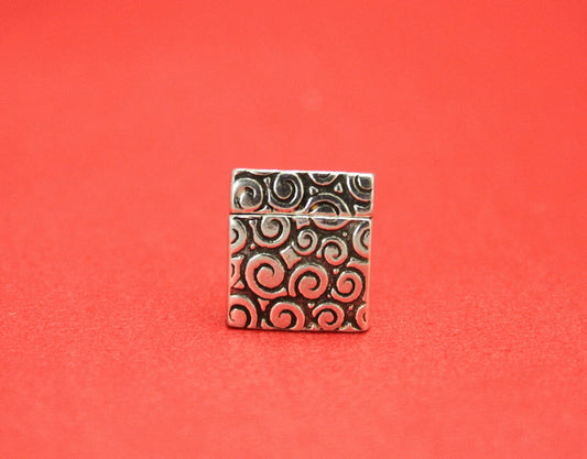 FC0325>>MADE in EUROPE zamak 15mm flat cord clasp, 15mm flat magnetic clasp, 15mm zamak clasp ,Qty1