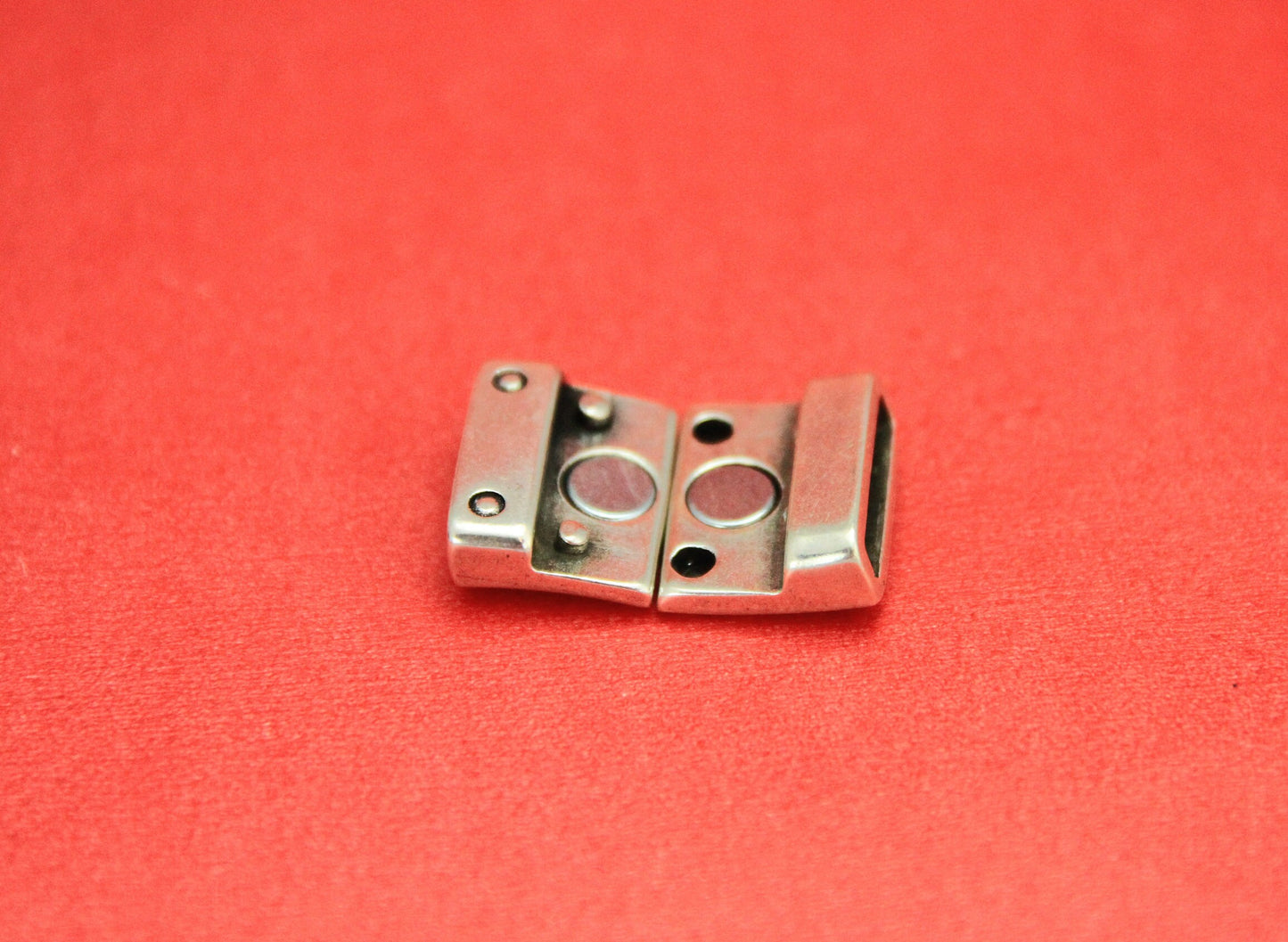 FC0326>>MADE in EUROPE zamak 15mm flat cord clasp, 15mm flat clasp, 15mm zamak clasp, Qty1
