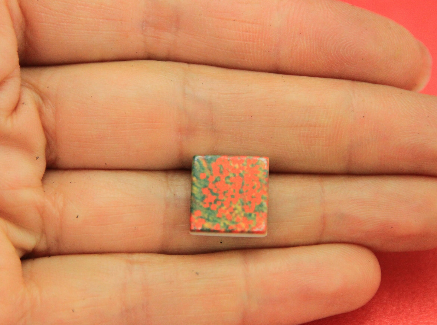 FS0400>> MADE IN EUROPE 2 acrylic square sliders, slider for flat cord, 10mm flat cord slider, Qty2