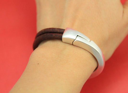 B0081>> MADE IN EUROPE  zamak half bracelet, zamak magnetic half bracelet ,qty 1