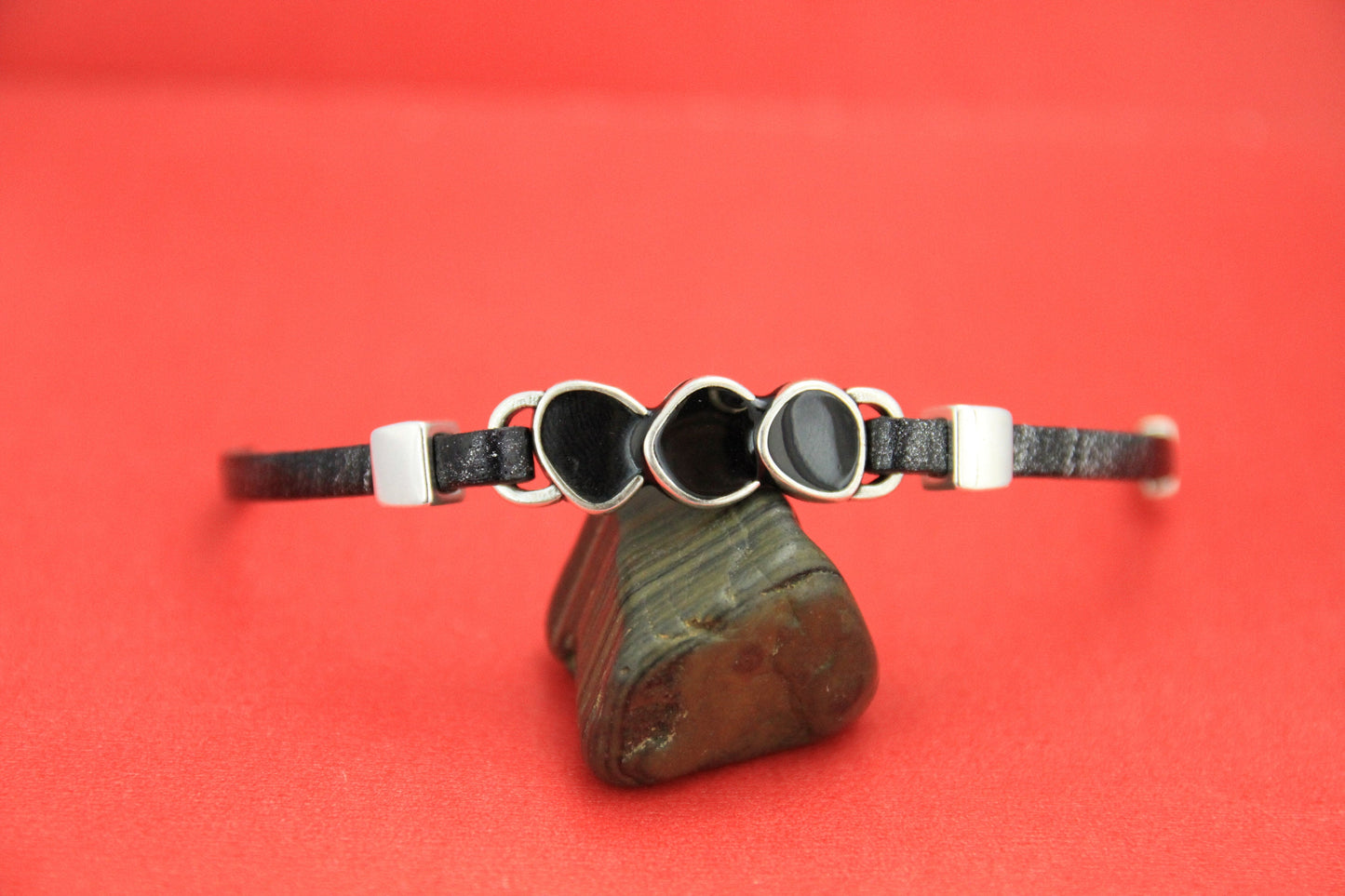 C0135>>MADE in EUROPE zamak connector, flat cord zamak connector, flat cord enamel connector, Qty1