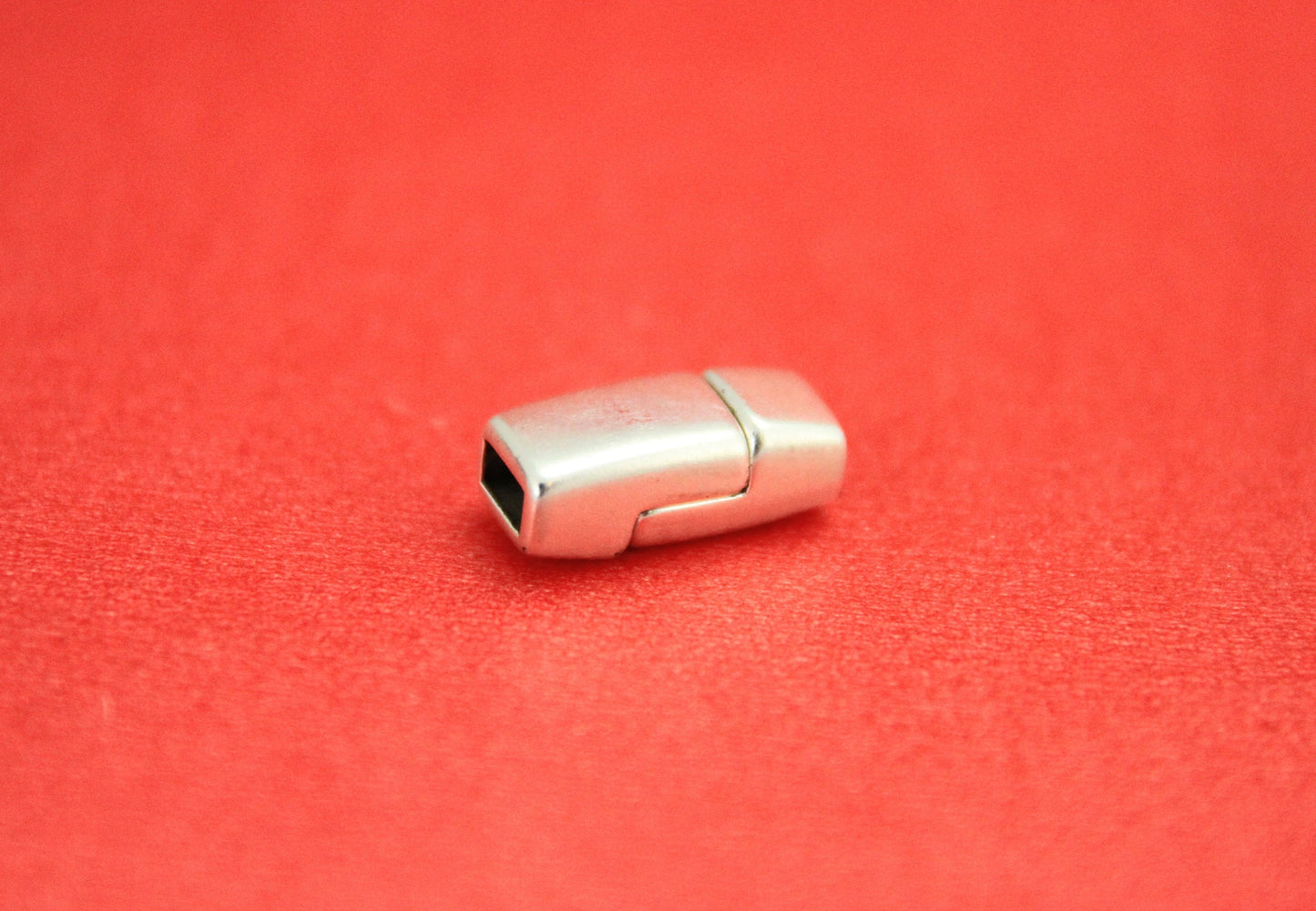 FC0336>>MADE in EUROPE 5mm flat cord clasp, zamak clasp, 5mm flat cord clasp, Qty1