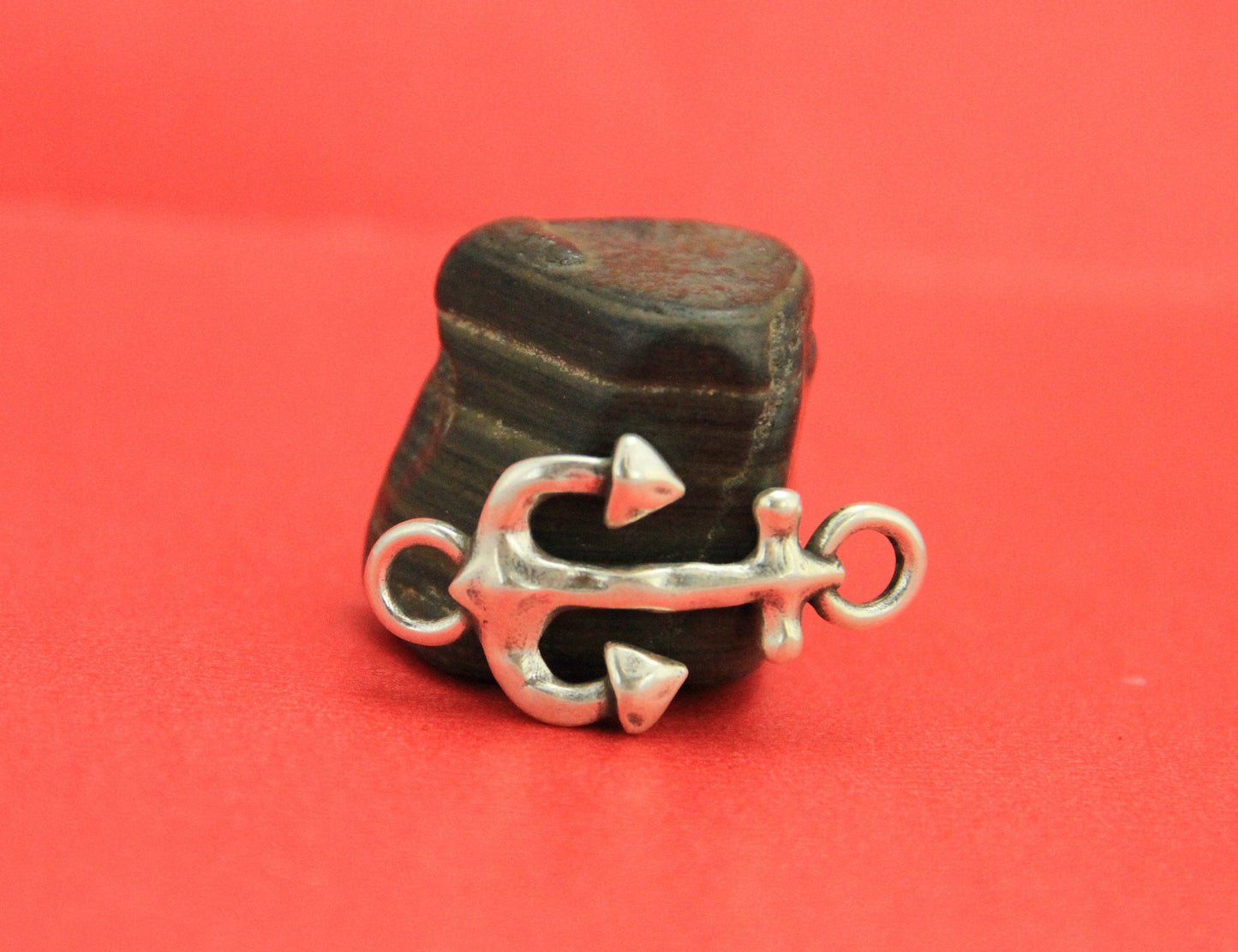 C0141>>MADE in EUROPE zamak anchor connector, bracelet anchor connector, qty 1