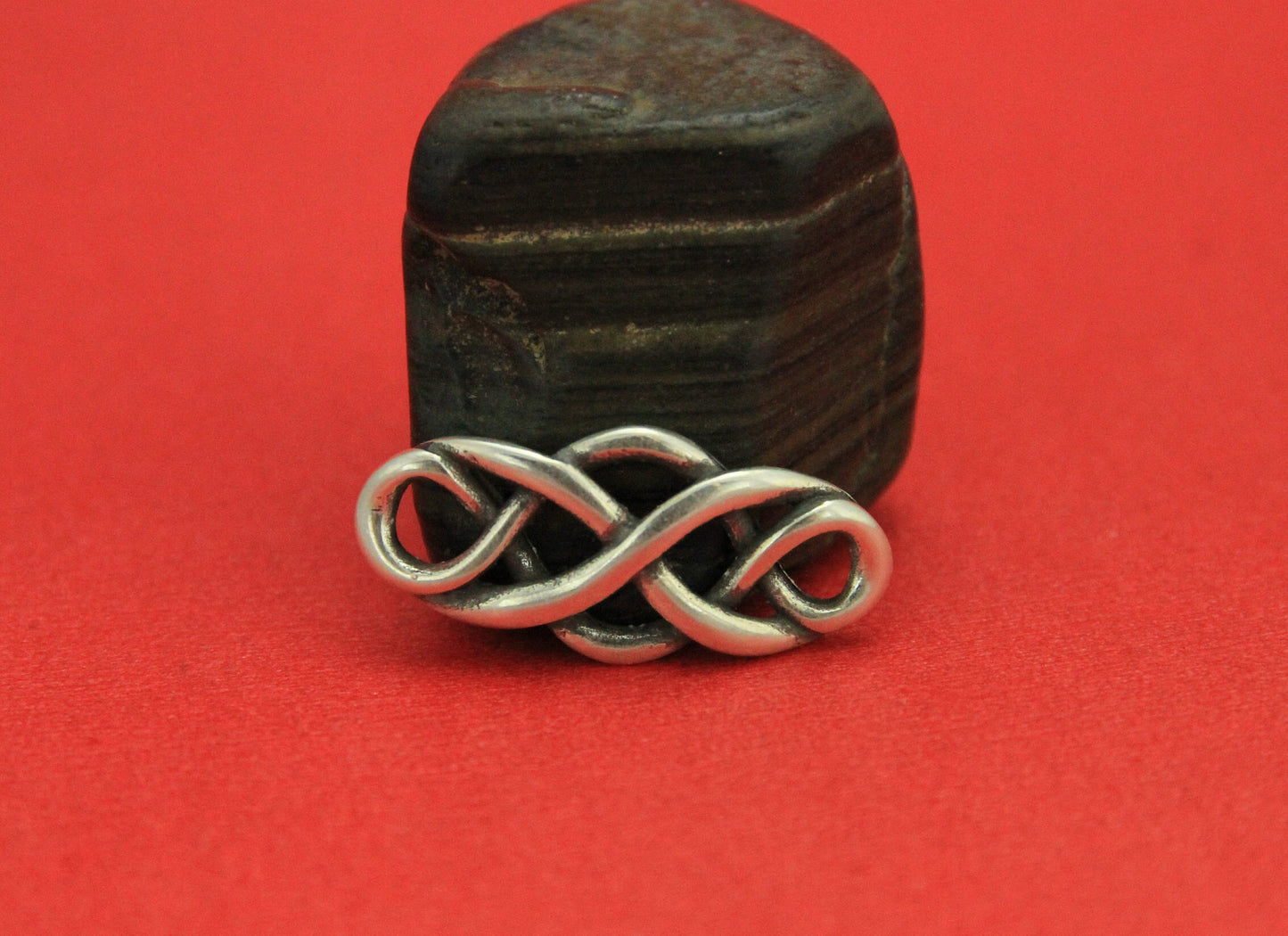 C0142>>MADE in EUROPE zamak knot connector, bracelet connector, qty 1