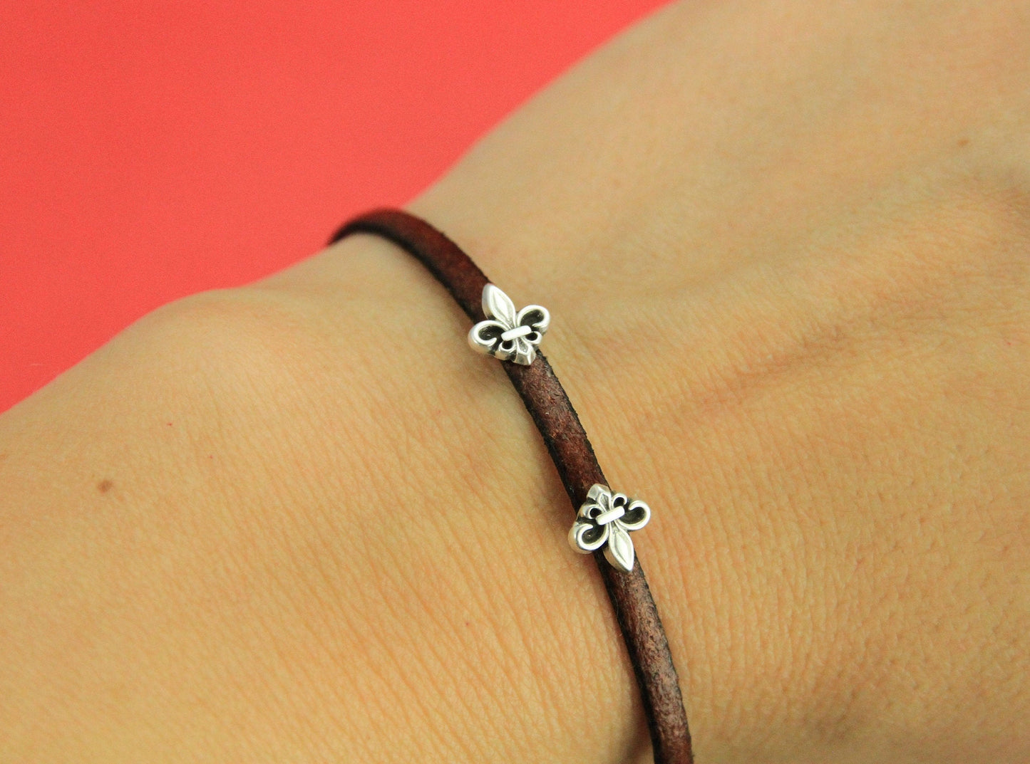 FS0428>>MADE IN EUROPE 4 zamak flower sliders 3mm flat cord, 3mm flat cord slider, flower slider for 3mm flat cord, Qty4