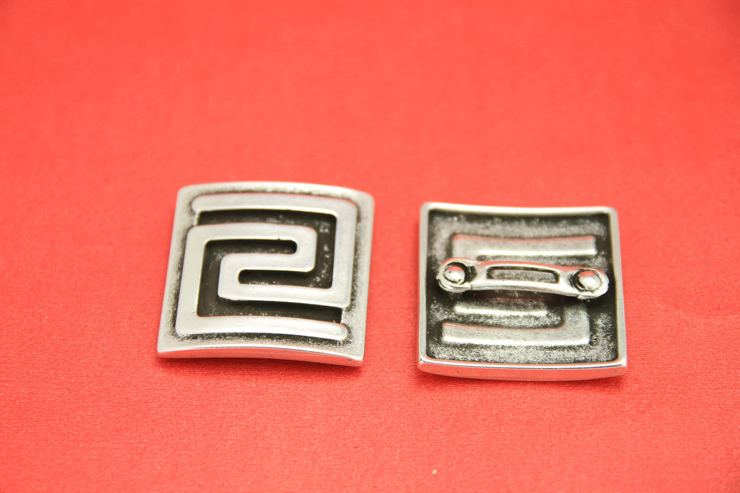 FS0410>>MADE IN EUROPE zamak large slider, greek key slider, Qty1