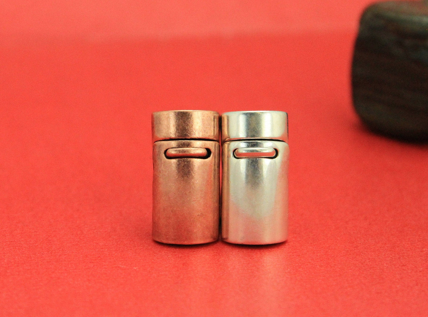 LC0004>>MADE in EUROPE zamak clasp for licorice cord, zamak clasp,  10x6mm clasp, Qty1