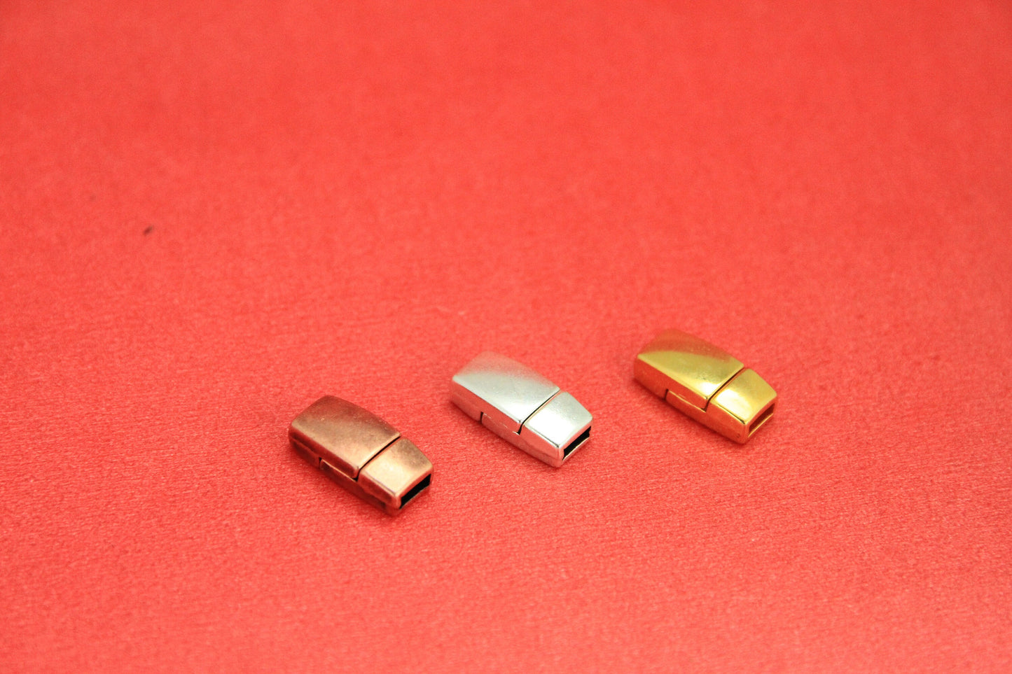FC0013>>MADE in EUROPE zamak flat 5mm cord clasp, zamak clasp, 5mm flat cord clasp, Qty1