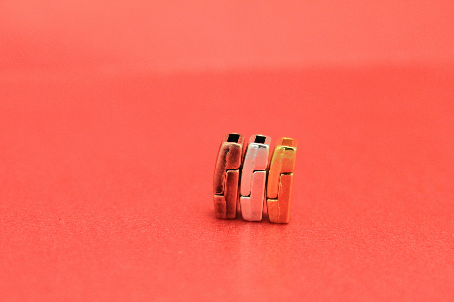 FC0013>>MADE in EUROPE zamak flat 5mm cord clasp, zamak clasp, 5mm flat cord clasp, Qty1