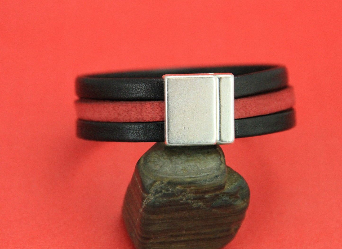 FC0340>>MADE in EUROPE zamak 15mm flat cord clasp, 15mm flat magnetic clasp, 15mm zamak clasp ,Qty1