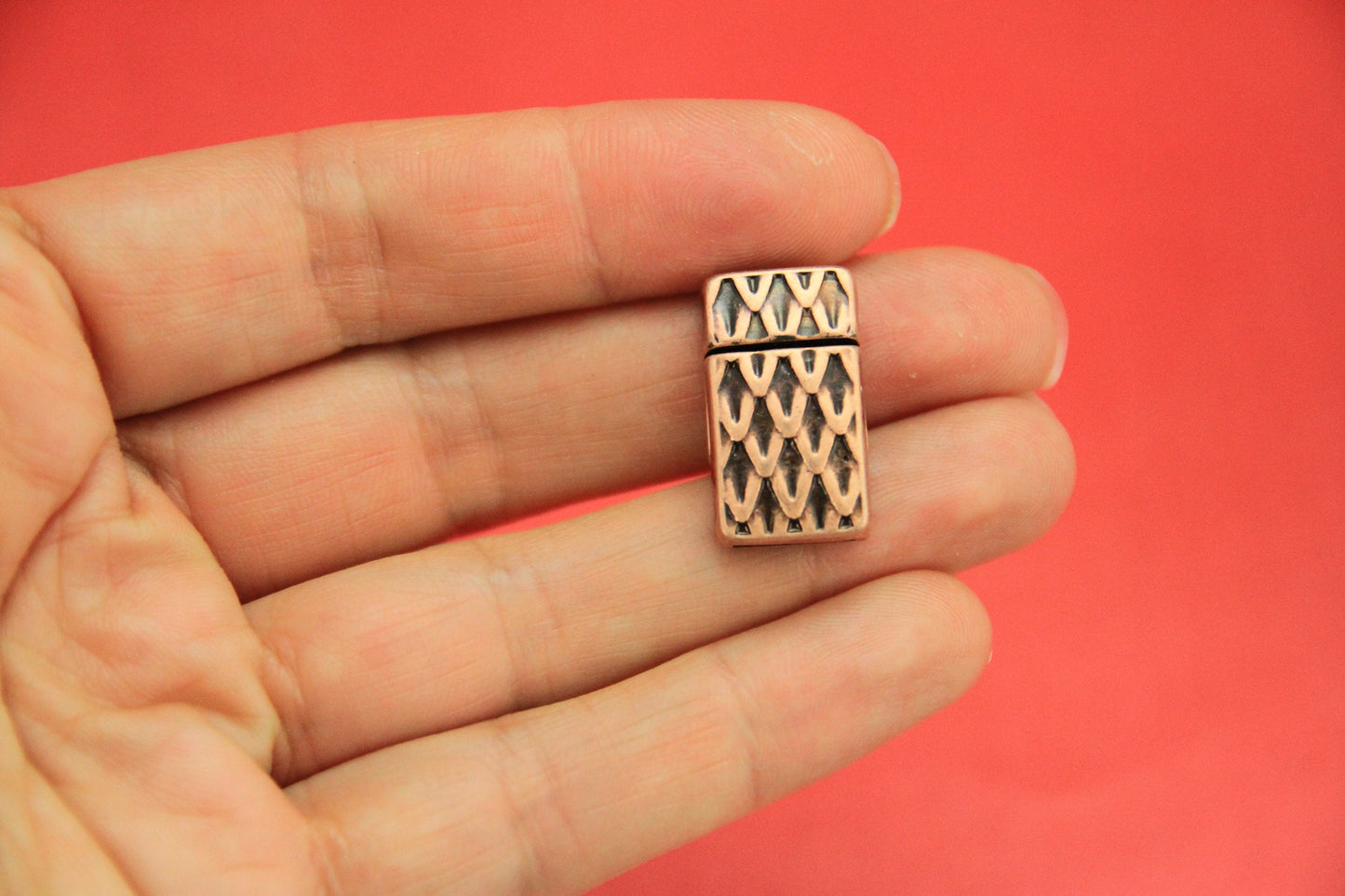 FC0043>>MADE in EUROPE zamak clasp, flat cord clasp, 10mm flat cord clasp, leather cord clasp, Qty1