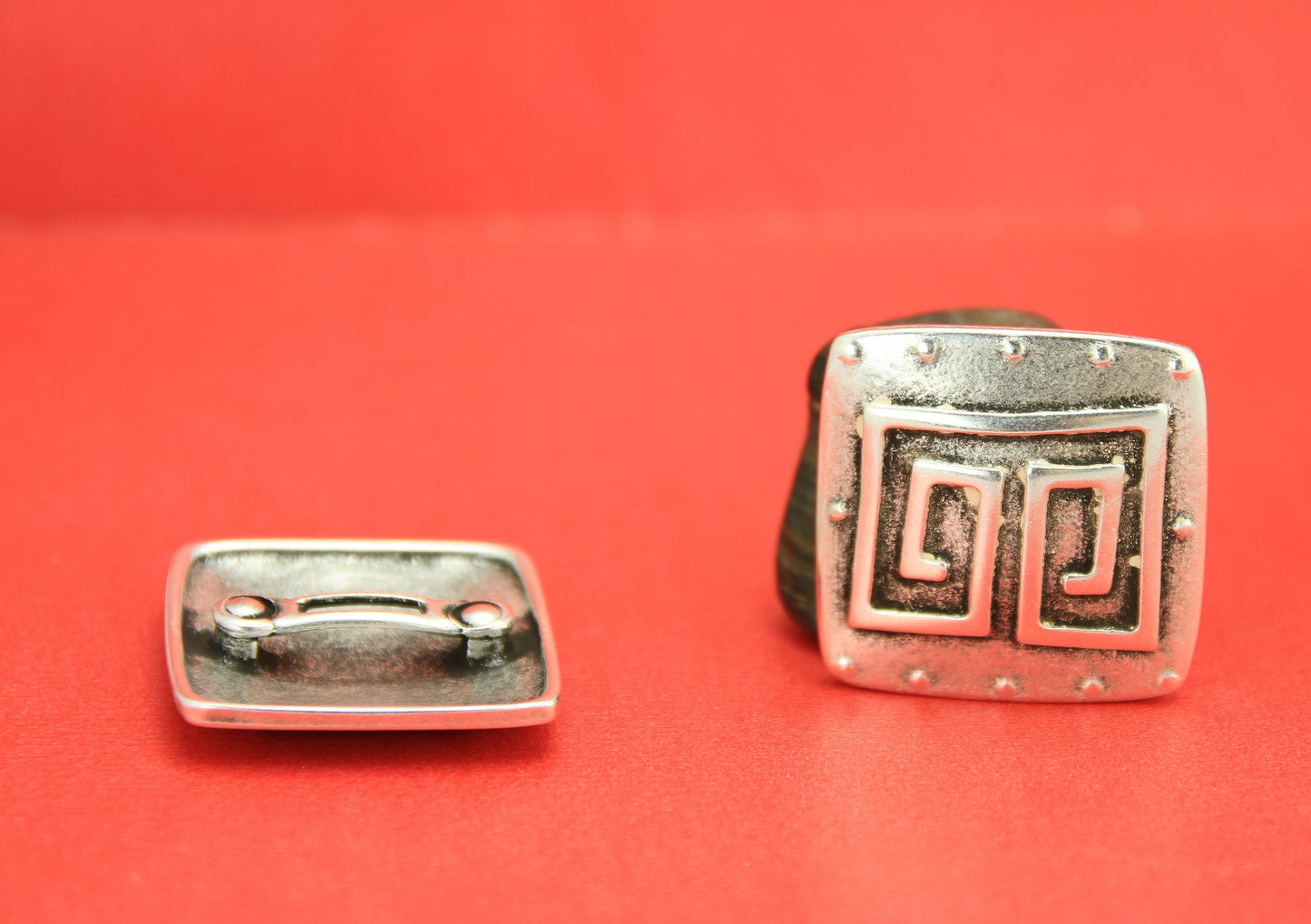 FS0417>>MADE IN EUROPE zamak large slider, greek spiral slider,large swirl slider. Qty1