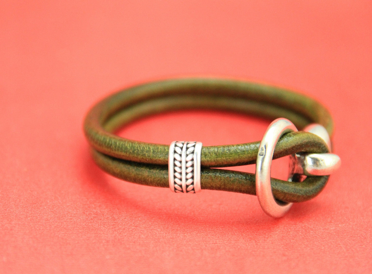 RS0048>>MADE in EUROPE zamak 10x5mm cord slider, 10x5mm engraved sliders, Qty2