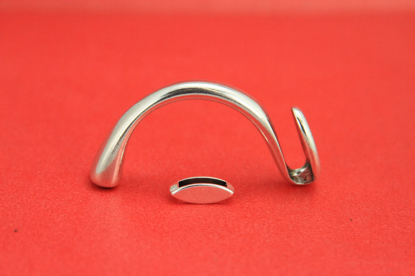B0011>>MADE in EUROPE zamak half bracelet ,  flat cord half bracelet finding with slider qty 1set