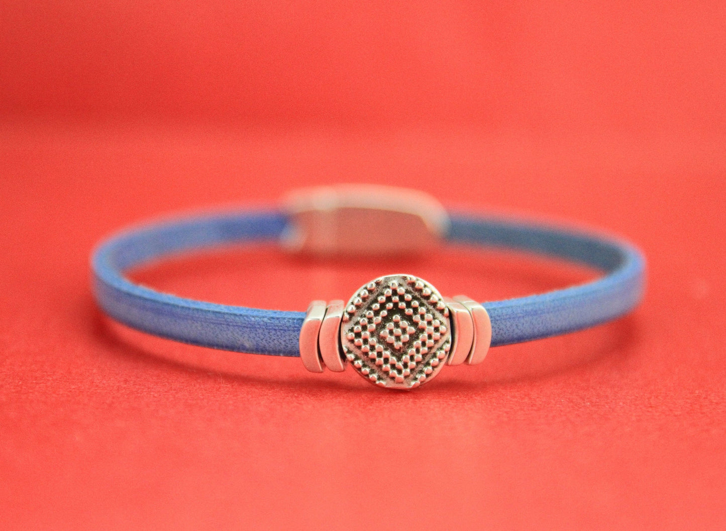 FS0424>>MADE in EUROPE 2 zamak sliders, 5mm flat cord sliders, Qty2