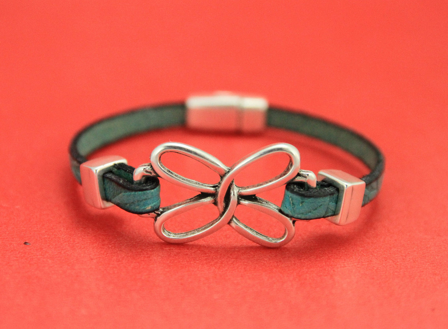 C0140>>MADE in EUROPE zamak connector, 5mm cord connector, flat 5mm leather cord connector, Qty 1
