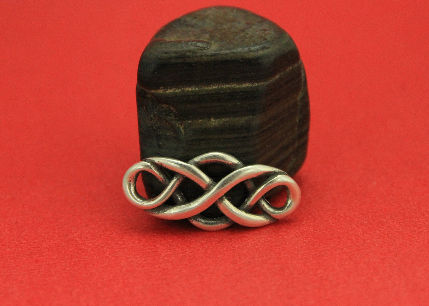 C0142>>MADE in EUROPE zamak knot connector, bracelet connector, qty 1
