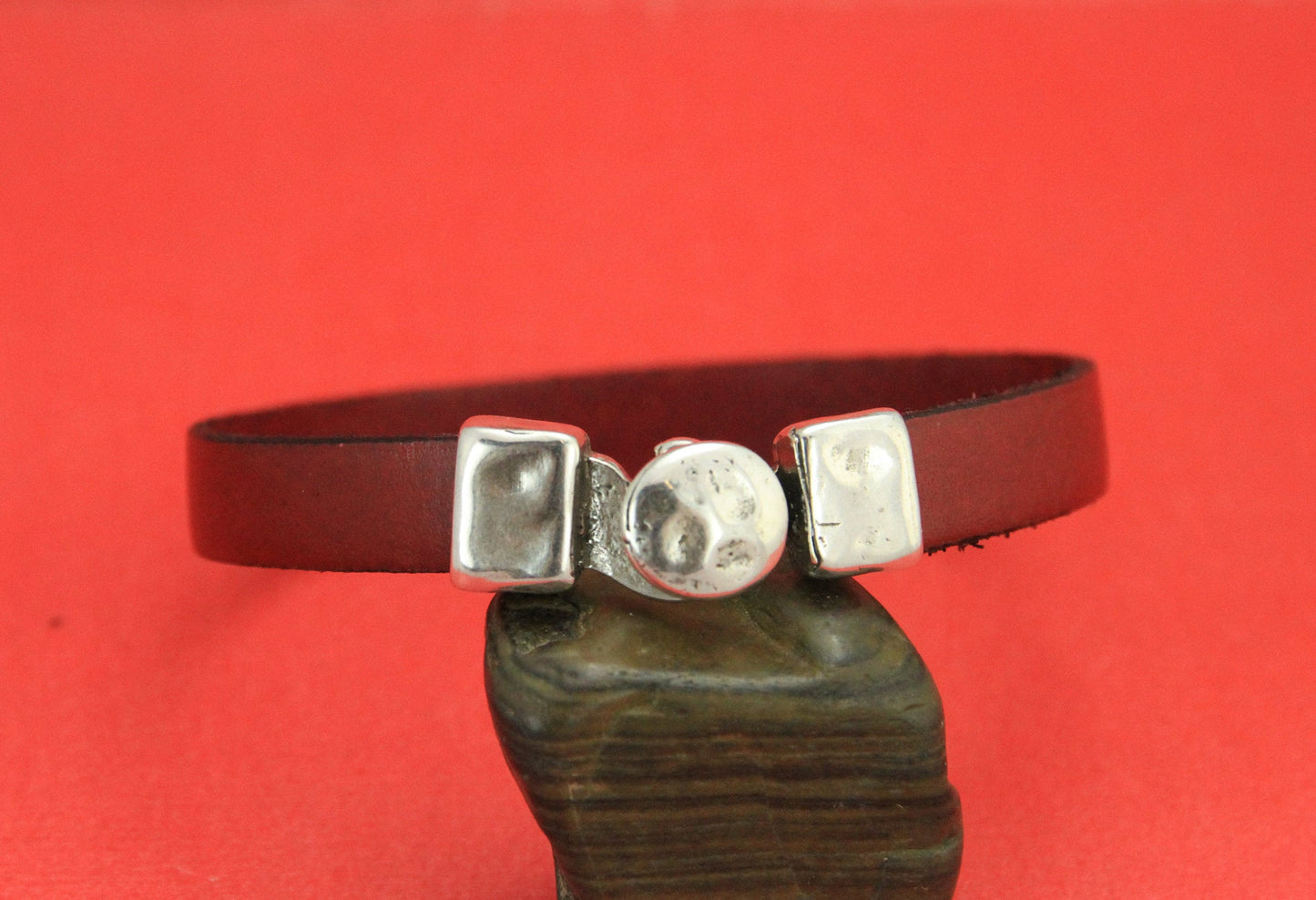 FC0219>>MADE in EUROPE hammered zamak clasp, zamak hook clasp, rustic hook clasp, 10mm cord clasp (ABLZ57) qty1