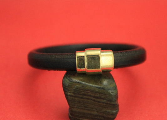 LC0022>>MADE in EUROPE zamak clasp, licorice cord gold clasp, licorice cord clasp, qty1