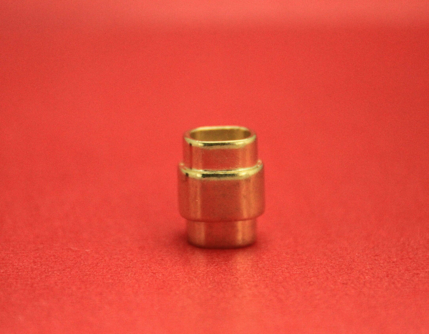 LC0022>>MADE in EUROPE zamak clasp, licorice cord gold clasp, licorice cord clasp, qty1