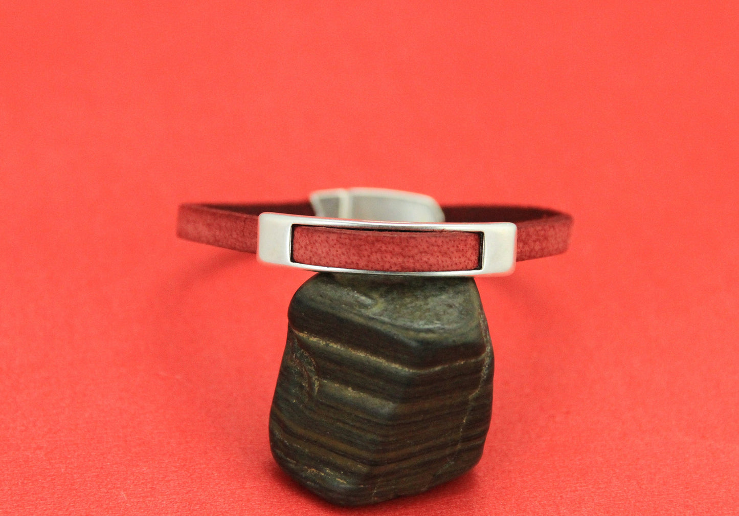 FS0440>>MADE in EUROPE 2 flat cord zamak sliders, 5mm cord sliders, flat 5mm cord slider, Qty2