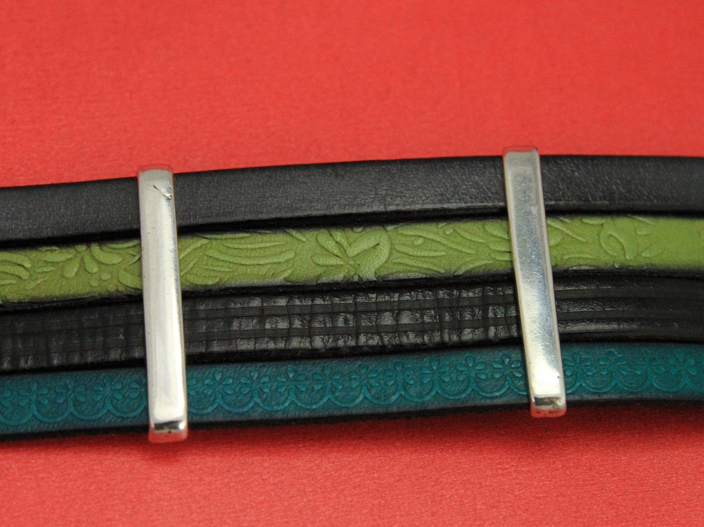 FS0442>>MADE in EUROPE 2 zamak sliders for 40mm cord, 40mm flat cord slider, zamak bar slider, qty2