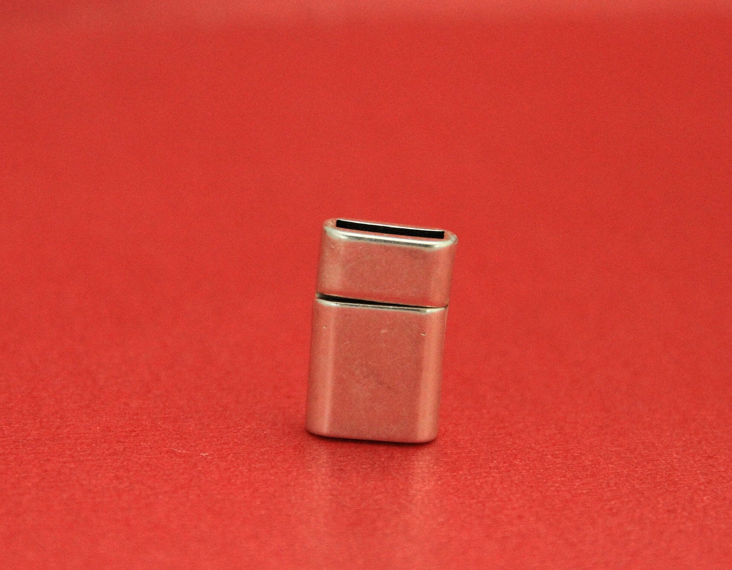 FC0342>>MADE IN EUROPE zamak clasp, flat leather cord clasp, 10mm cord clasp, 10mm cord clasp, Qty1
