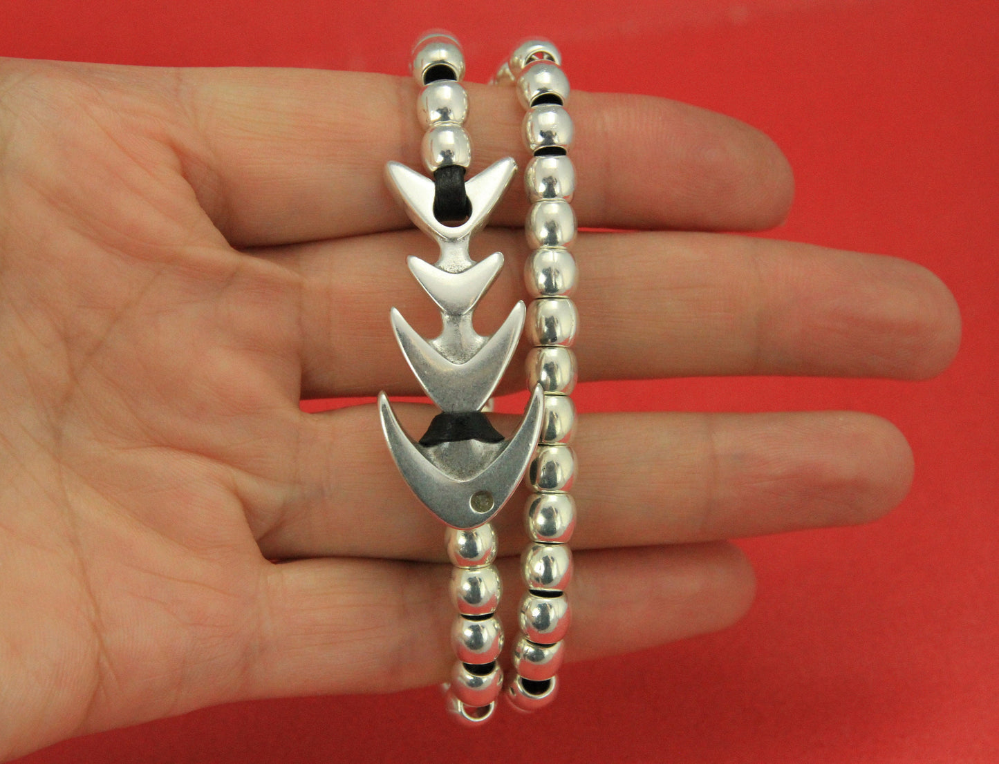 RC0162>>MADE in EUROPE zamak fish hook clasp, silver fish hook for bracelet, Qty 1 set