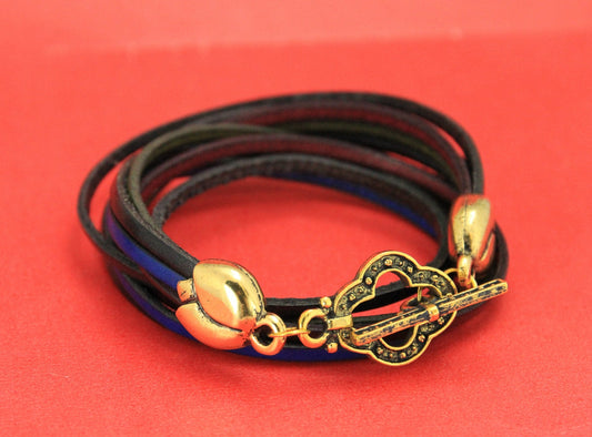 RC0164>>MADE in EUROPE gold toggle clasp for multi strand bracelet, gold toggle clasp for bracelet qty1