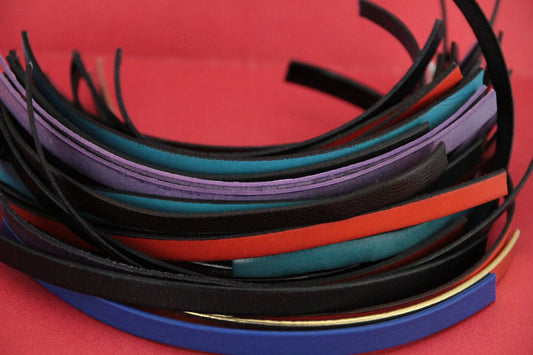 Precut2>>10 pieces of 10mm flat leather cord pre-cut color mix, 6.5-8inch pre-cut leather pieces. All leather cords are made in EU