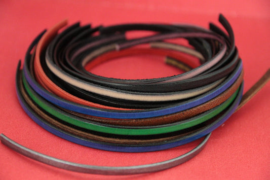 Precut4>> 10 pieces of 5mm pre-cut leather cord color mix, 7-8inch pre-cut leather pieces. All leather cords are made in EU