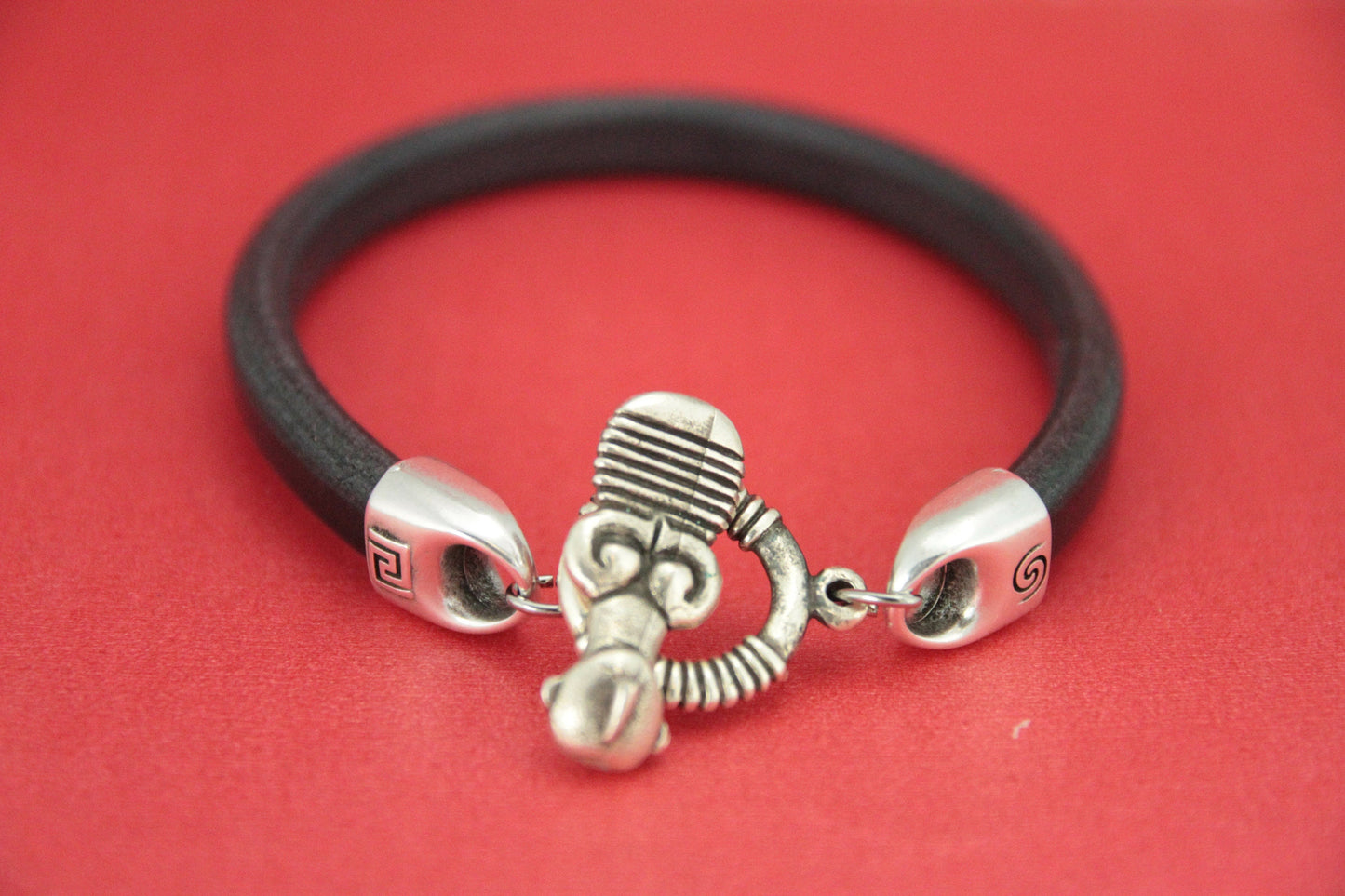 LC0025>>MADE IN EUROPE licorice  cord toggle clasp, 10x6mm cord toggle clasp(PF9033)