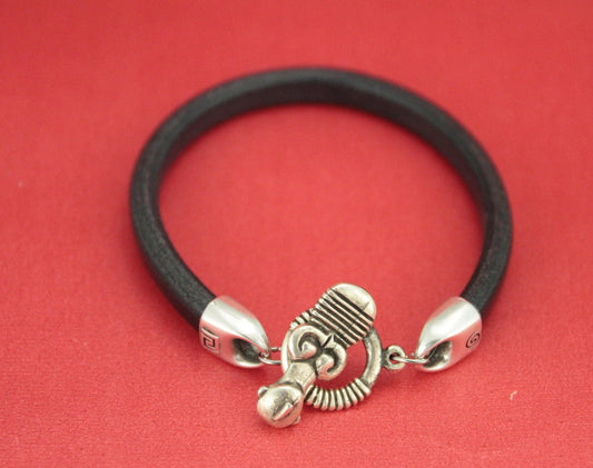 LC0025>>MADE IN EUROPE licorice  cord toggle clasp, 10x6mm cord toggle clasp(PF9033)